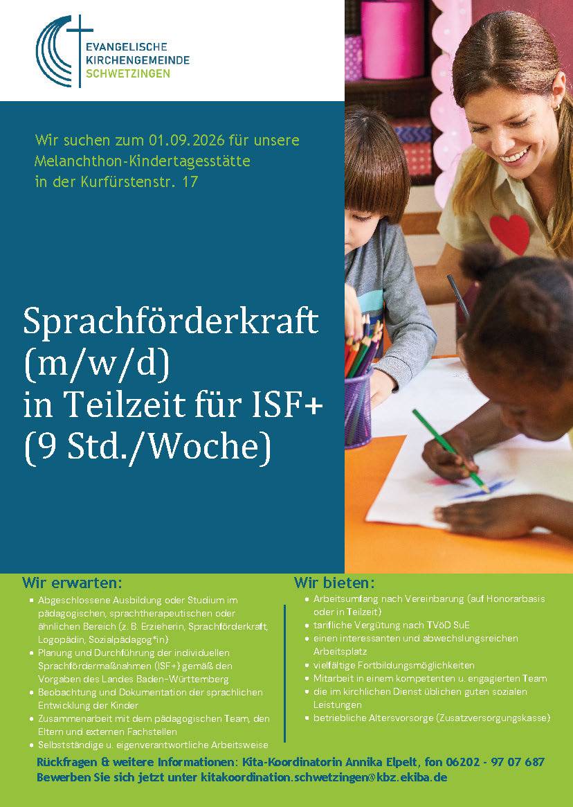 Quelle: Evangelische Kirchengemeinde Schwetzingen